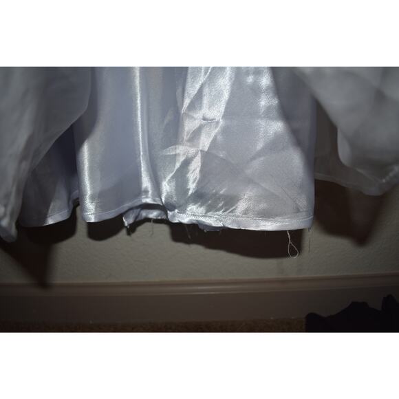 La Femme Embellished Strapless White Tulle Dress Size 00 - Picture 8 of 9